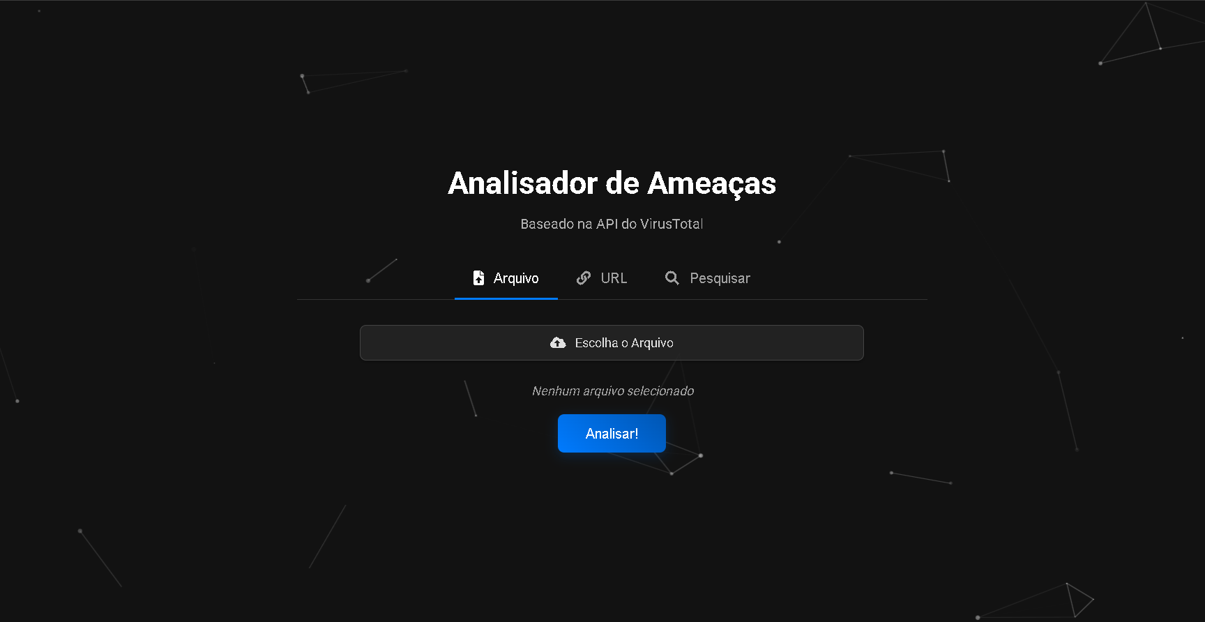 Analisador de Arquivos e Links
